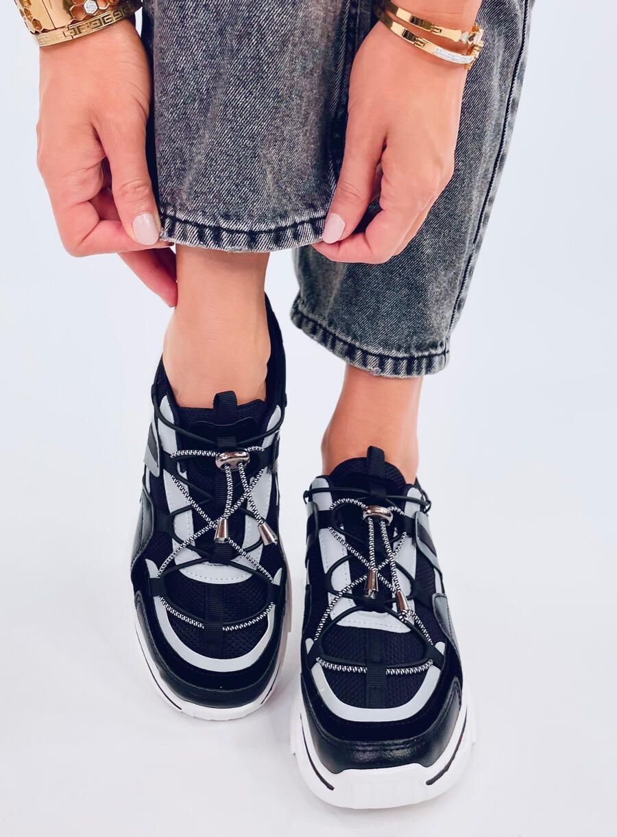 Schwarze Sport-Sneaker