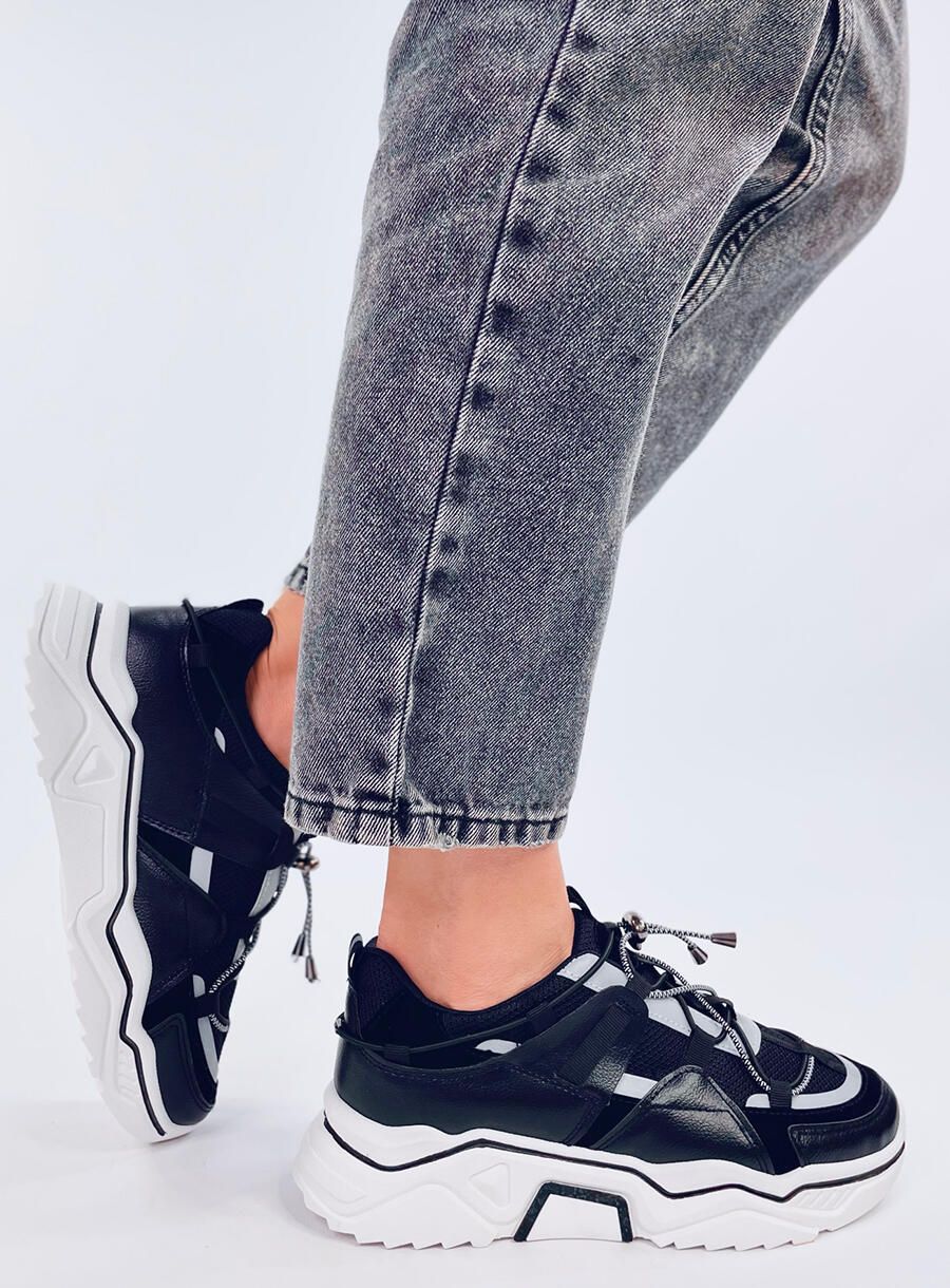 Schwarze Sport-Sneaker