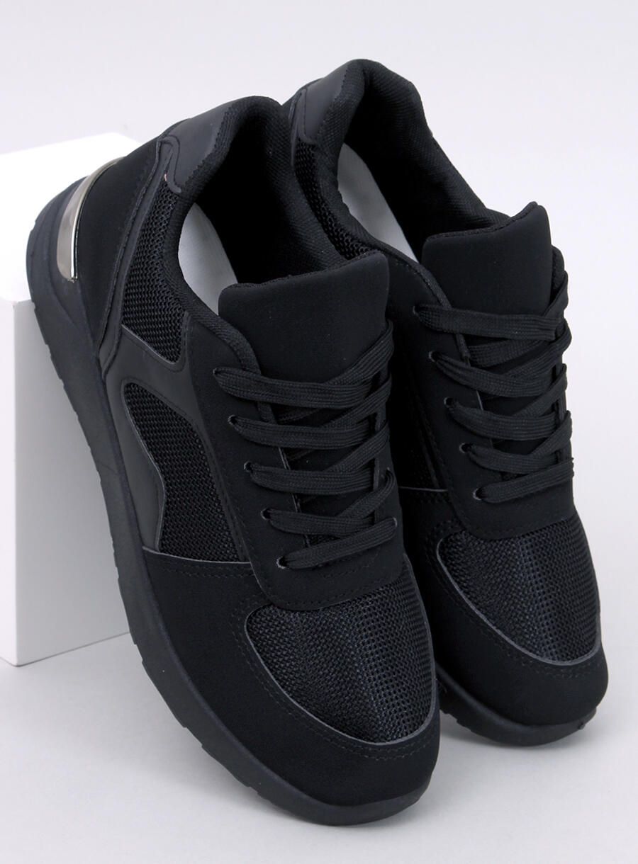 Leichte Damen-Sneaker Schwarz