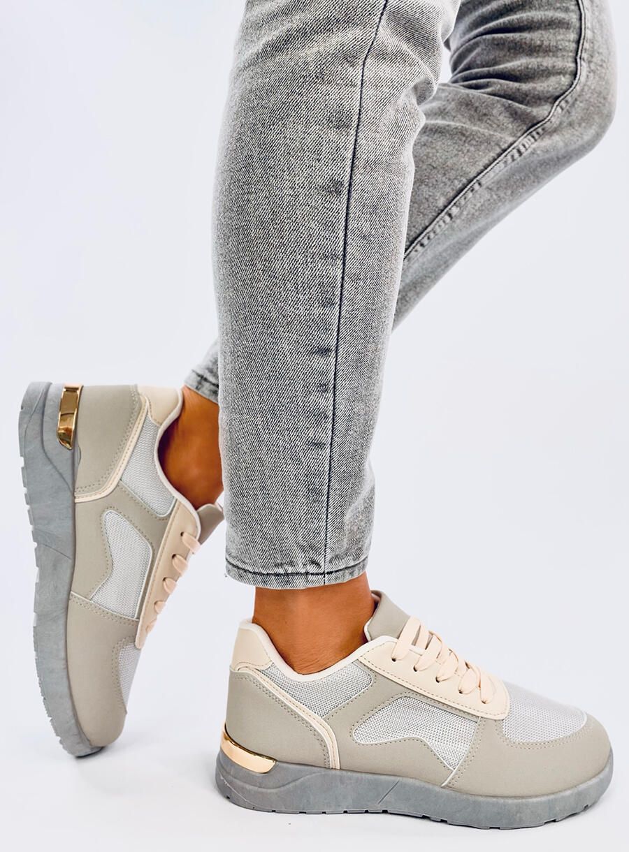 Leichte Damen-Sneaker Grau