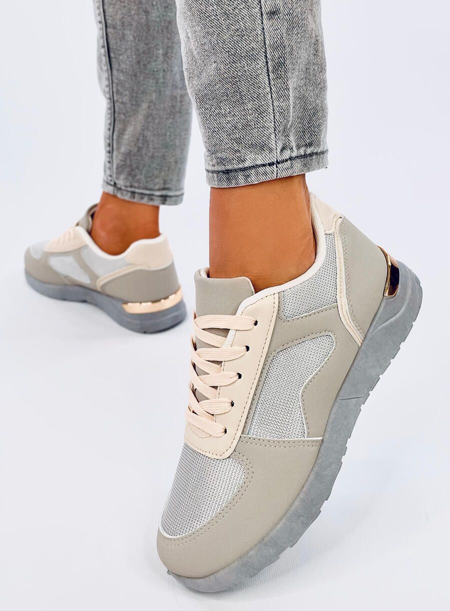 Leichte Damen-Sneaker Grau