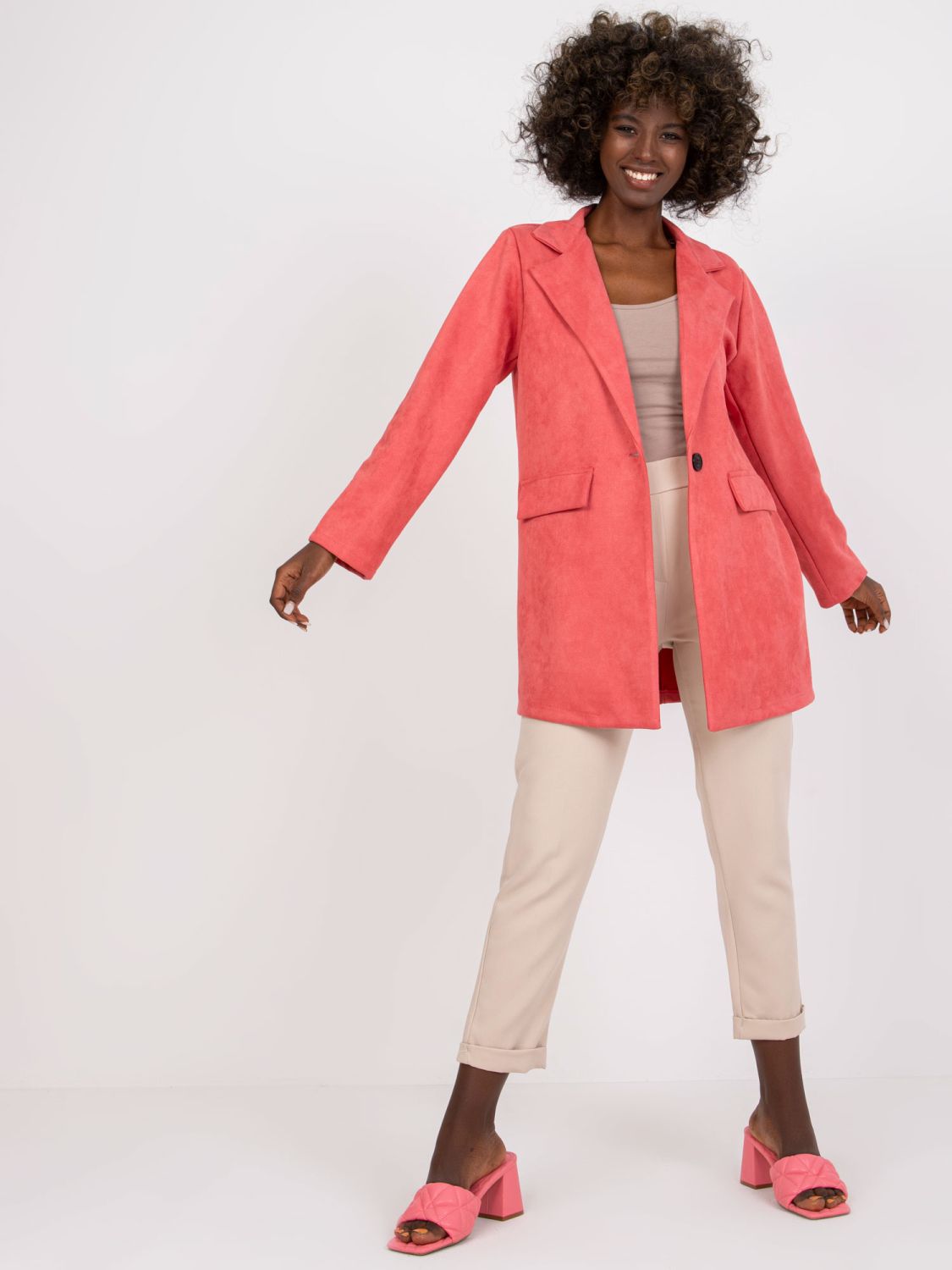 Rosa Damenjacke