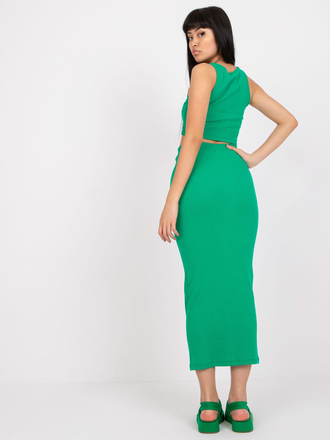 Stylisches grünes Set