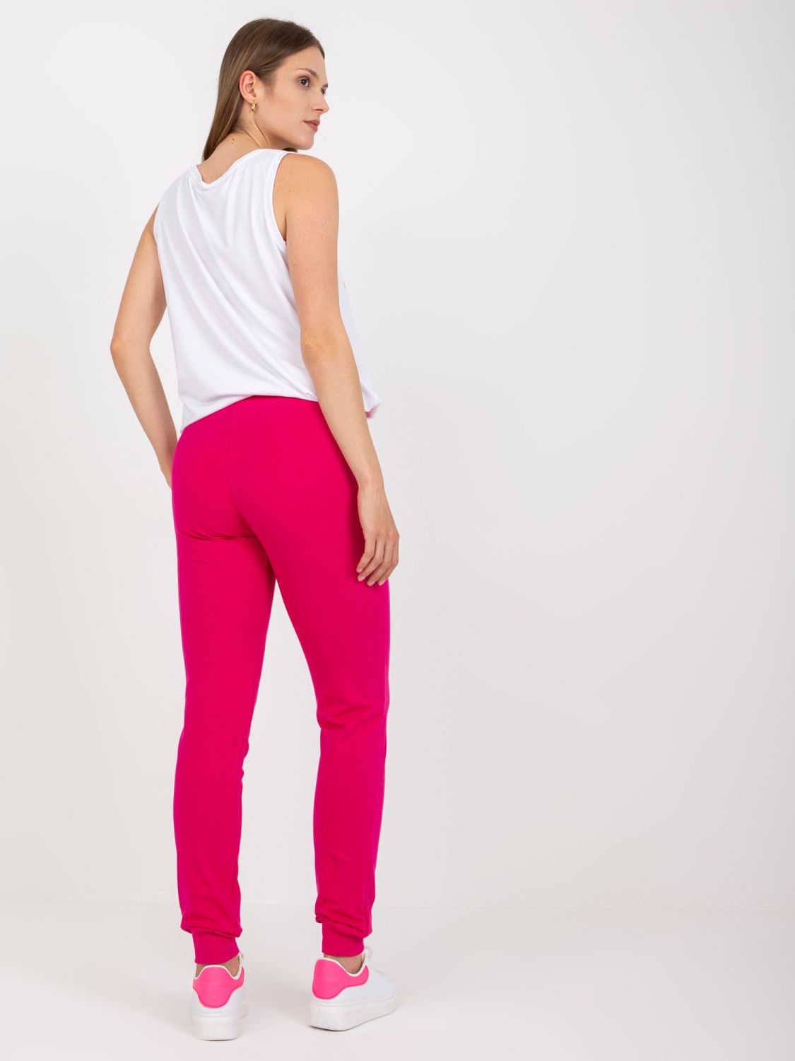 Stylisches Set in Weiß-Rosa