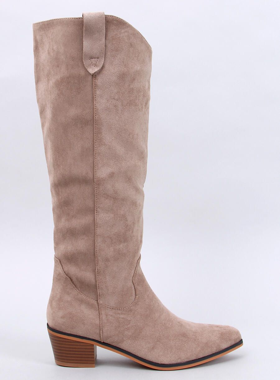 Braune Wildlederstiefel TAYLOR