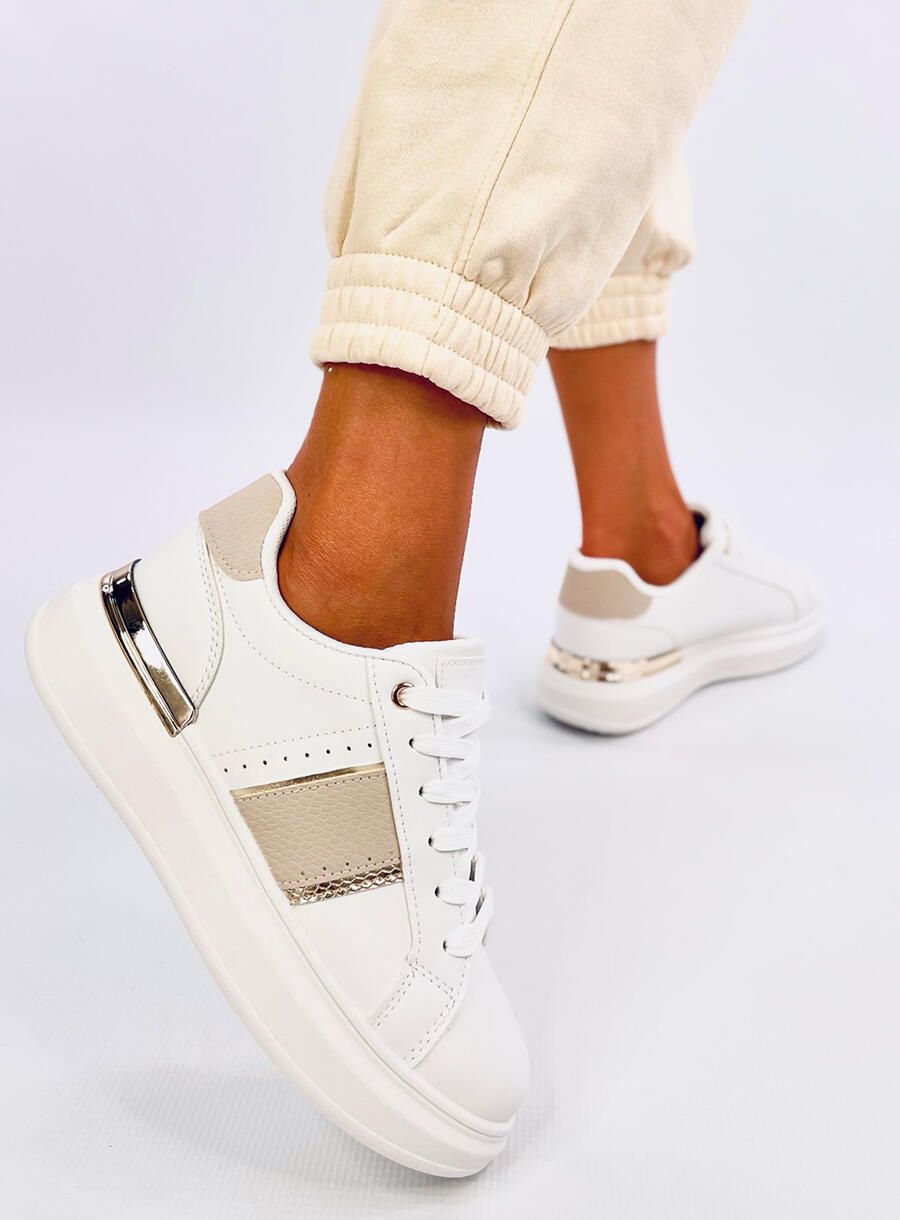 Damen-Sneaker ENOLA Weiß/Gold