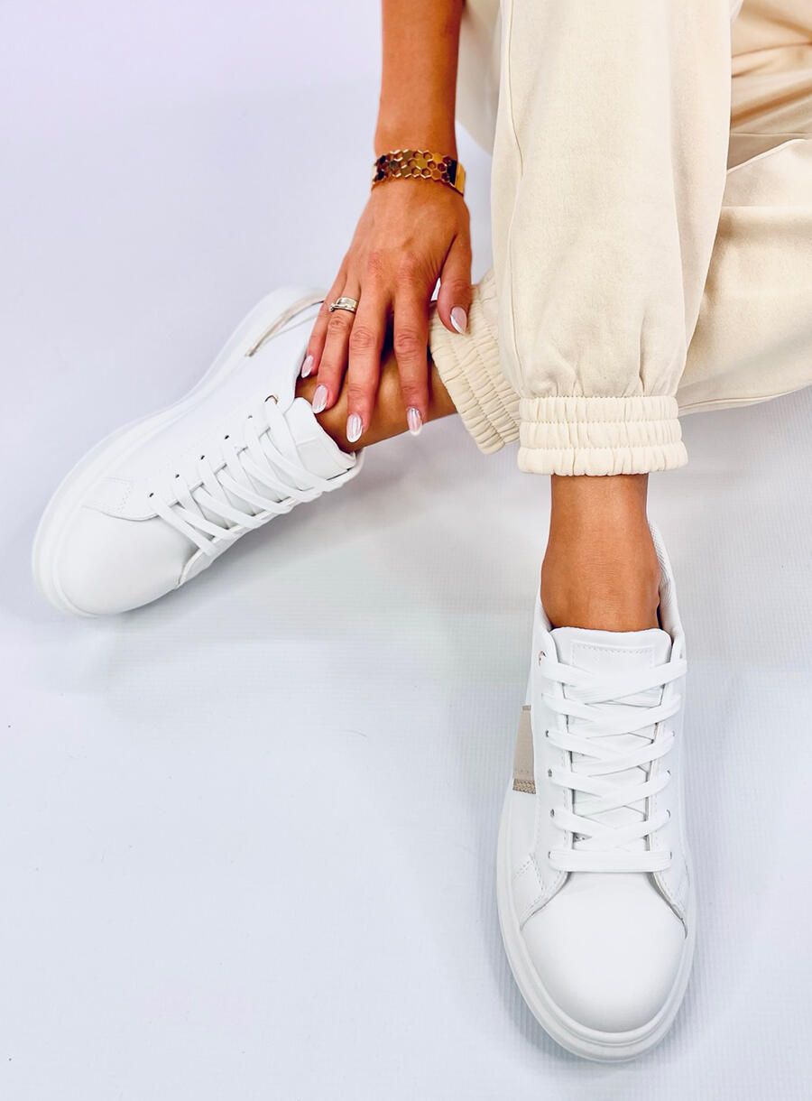 Damen-Sneaker ENOLA Weiß/Gold