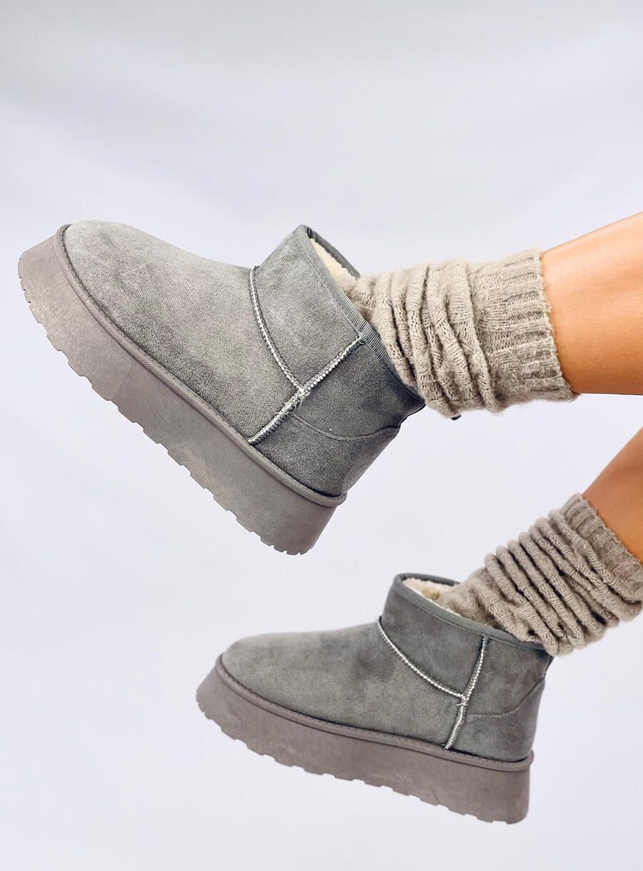 Plateau-Schneeschuhe Grau