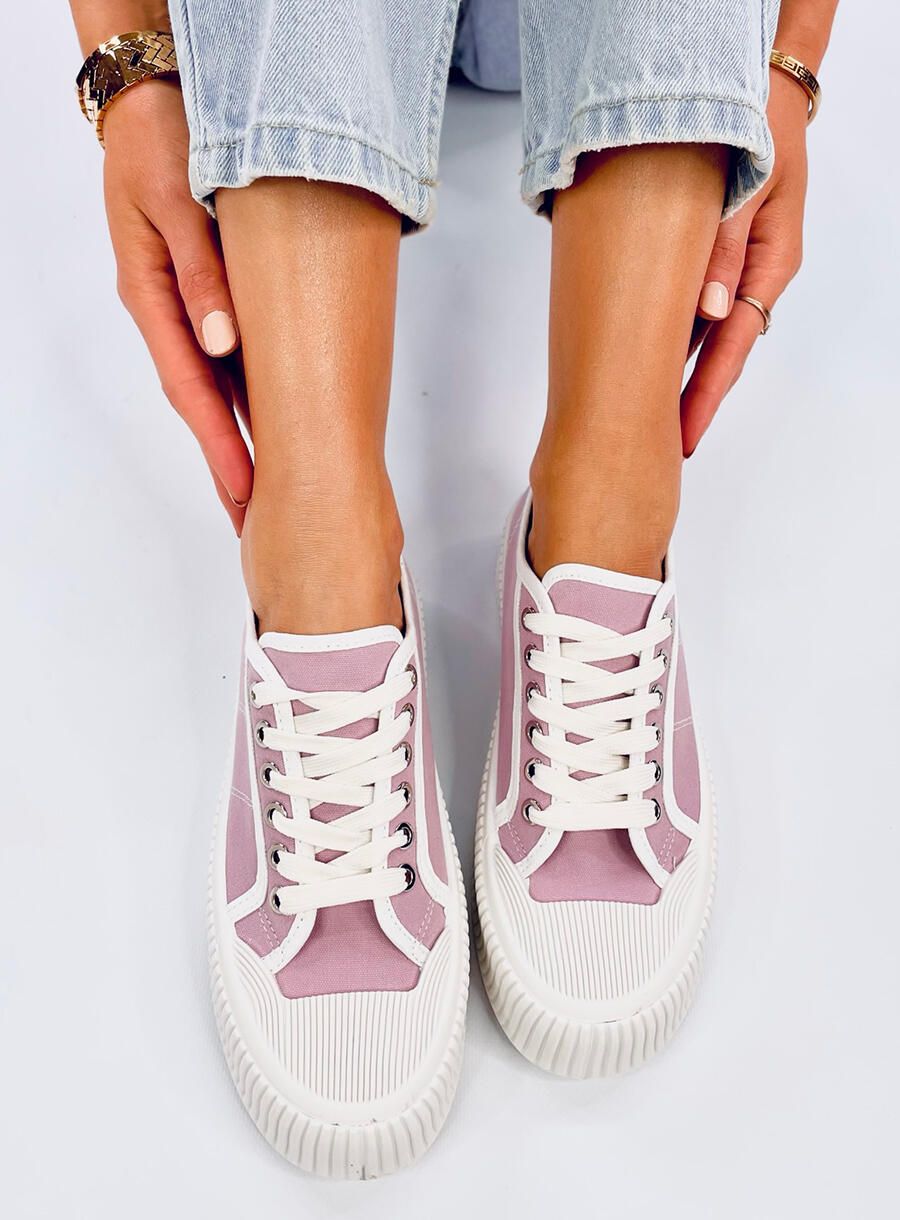 Plateau-Canvas-Sneaker Lila