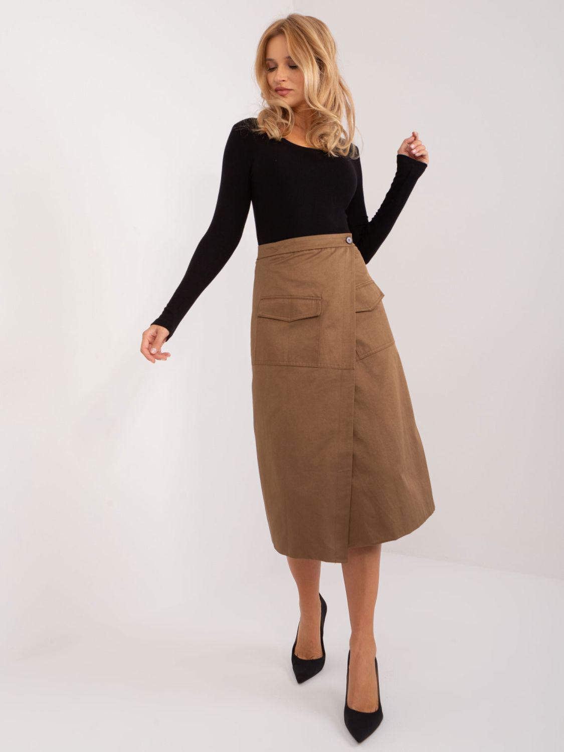 Midi-Rock in Beige