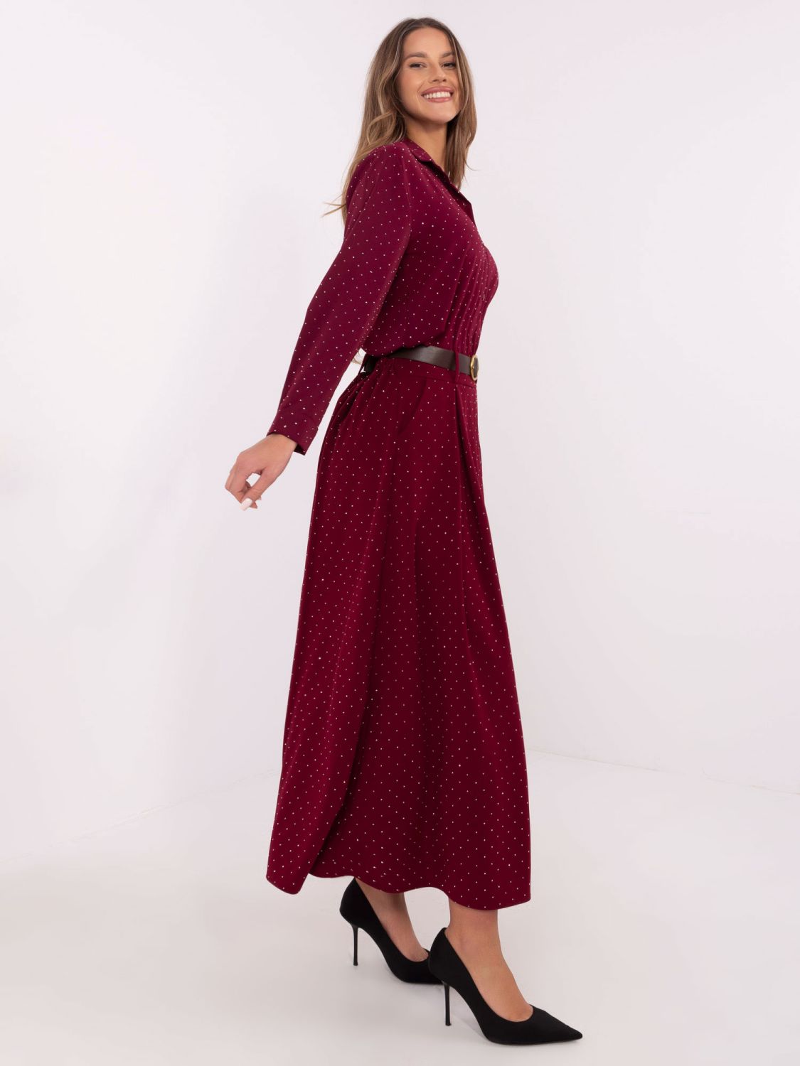 Eleganter Maxi-Rock mit Applikation