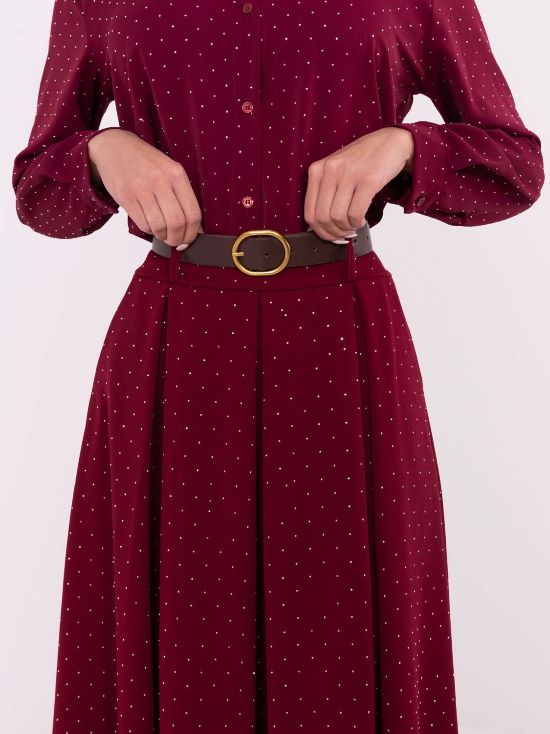 Eleganter Maxi-Rock mit Applikation