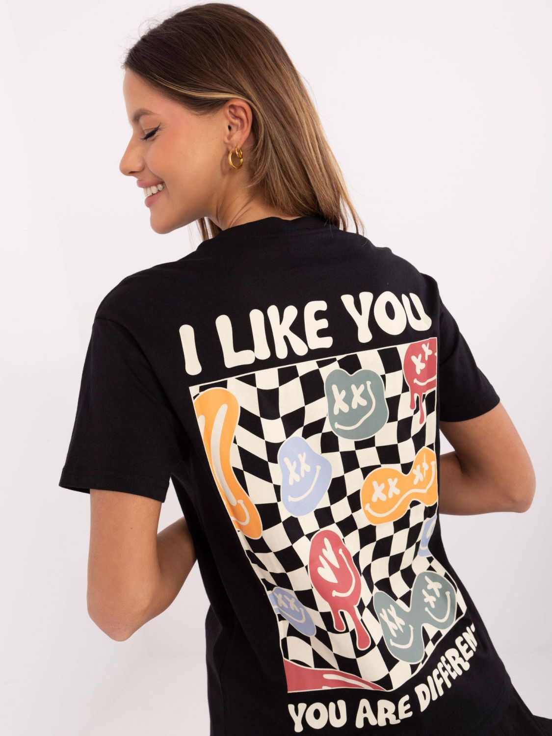 Stylisches graues T-Shirt mit kurzen Ärmeln