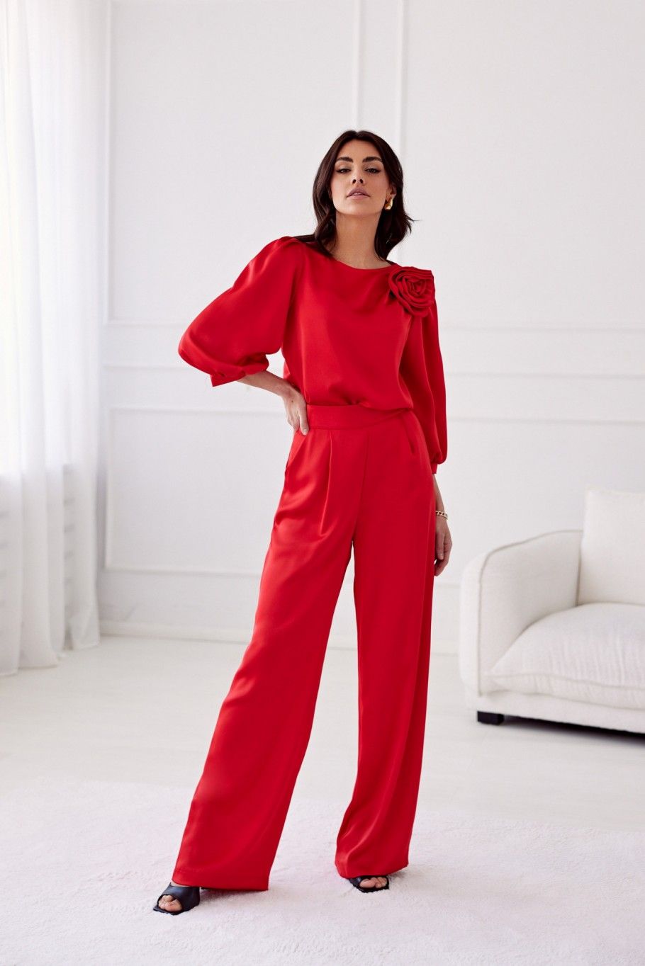 Elegante rote Hose Elsa