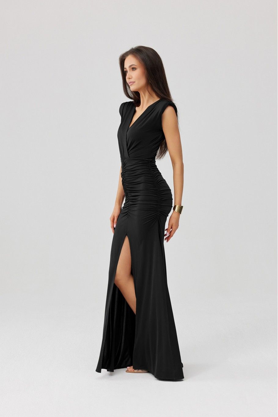 Noelia – Maxi-Kleid in Schwarz