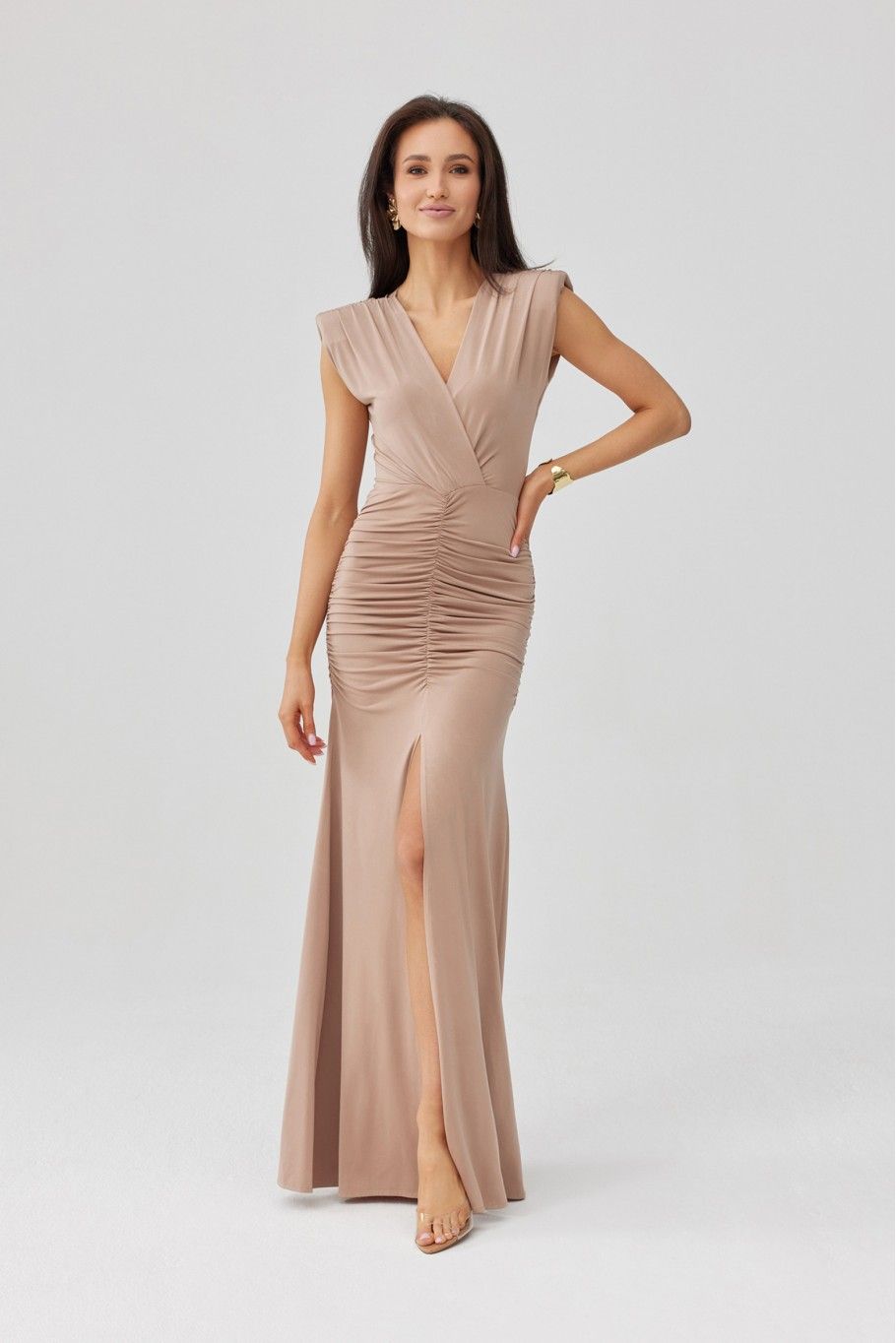 Maxikleid in Cappuccino Noelia