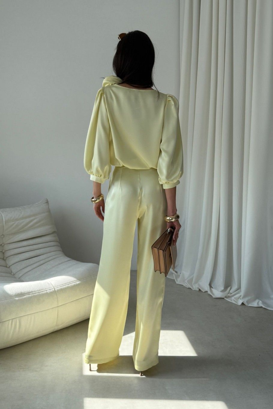 Gelbe Bluse Giana