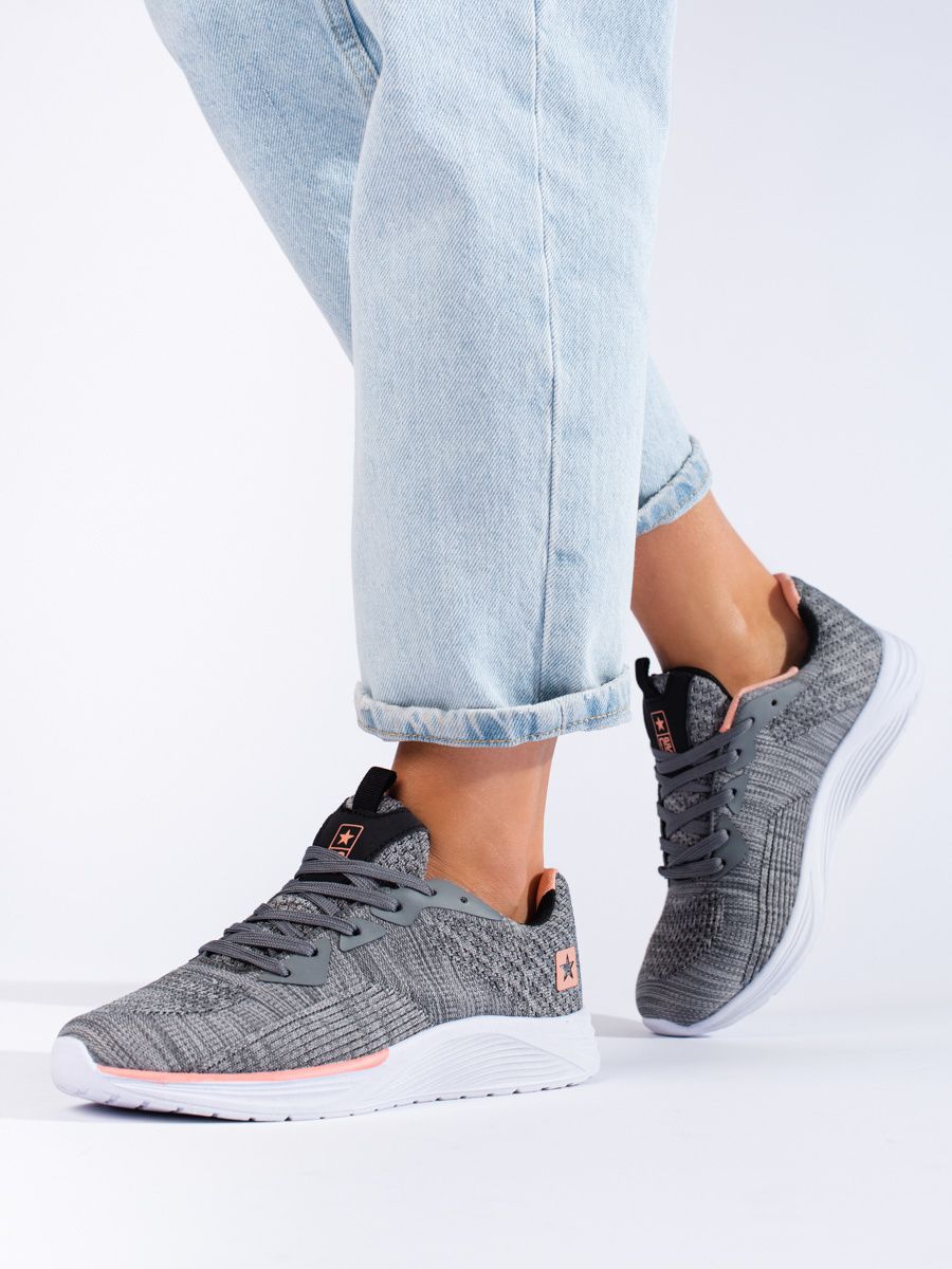 Sportliche Schnürschuhe Shelovet in Dunkelgrau