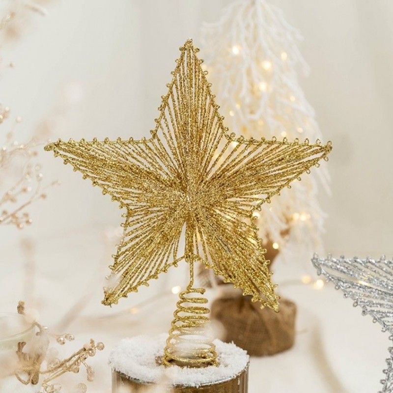 Goldener Stern für den Baum LED