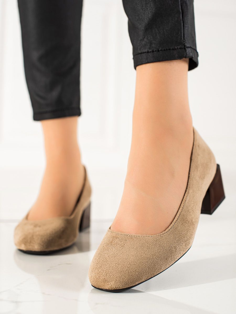Beige Pumps von Sergio Leone