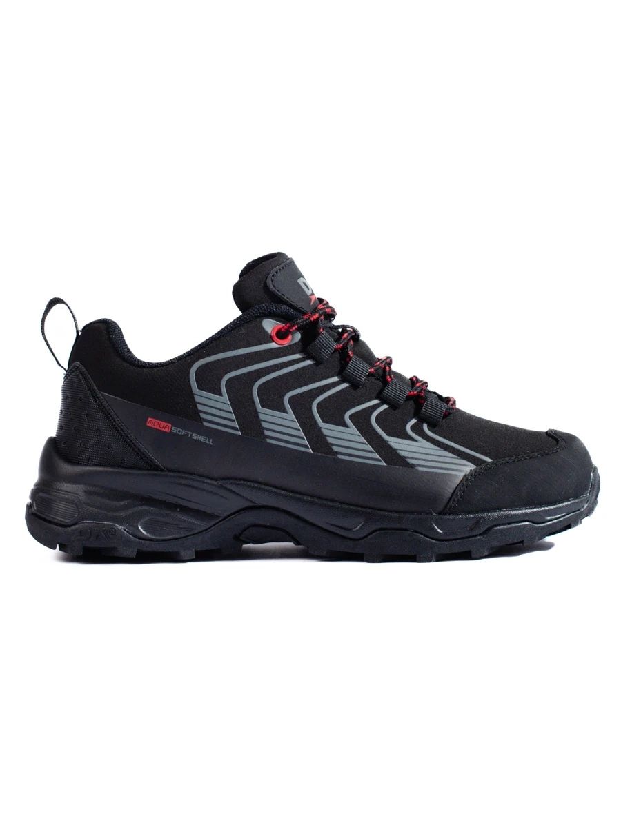 Damen Trekking Schuhe Schwarz Softshell