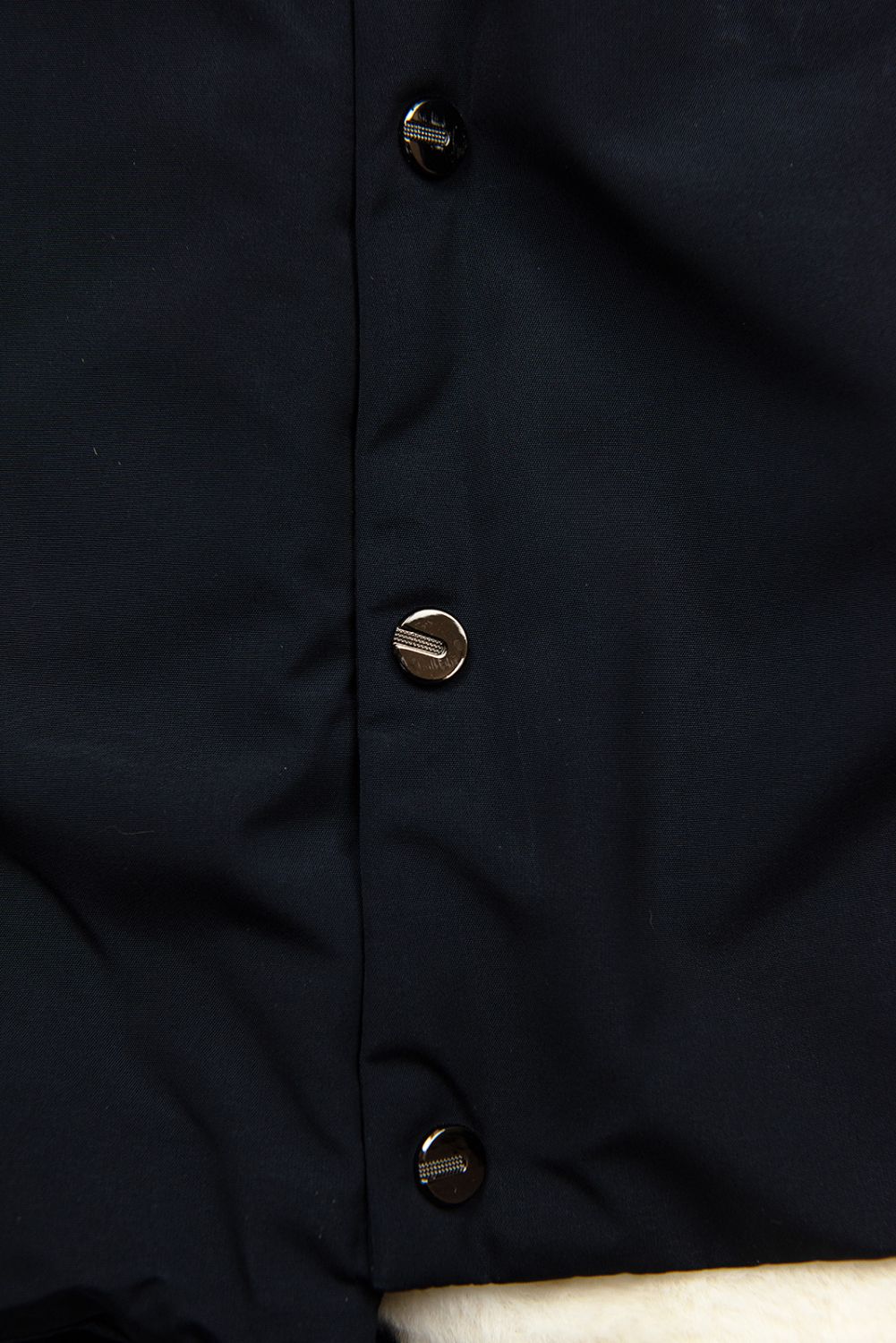 Winter Parkajacke Dunkelblau/Beige