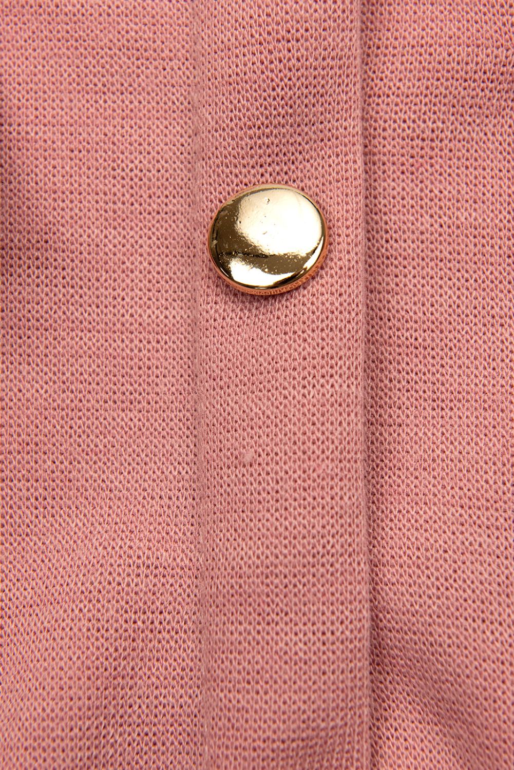 Mädchenkleid mit Gürtel Altrosa