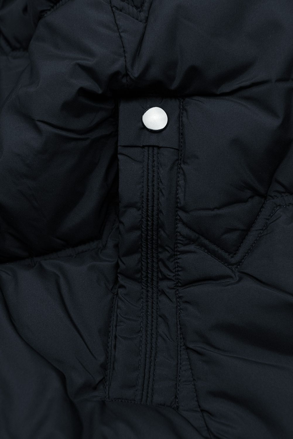 Doppelseitiger Wintermantel Navy/Schwarz