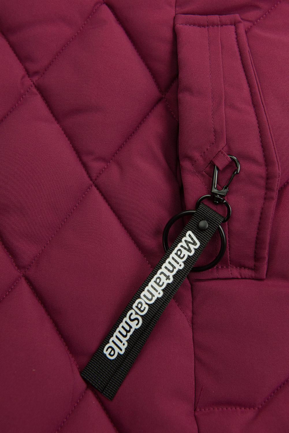 Mädchen Winterjacke in Burgunderfarbe