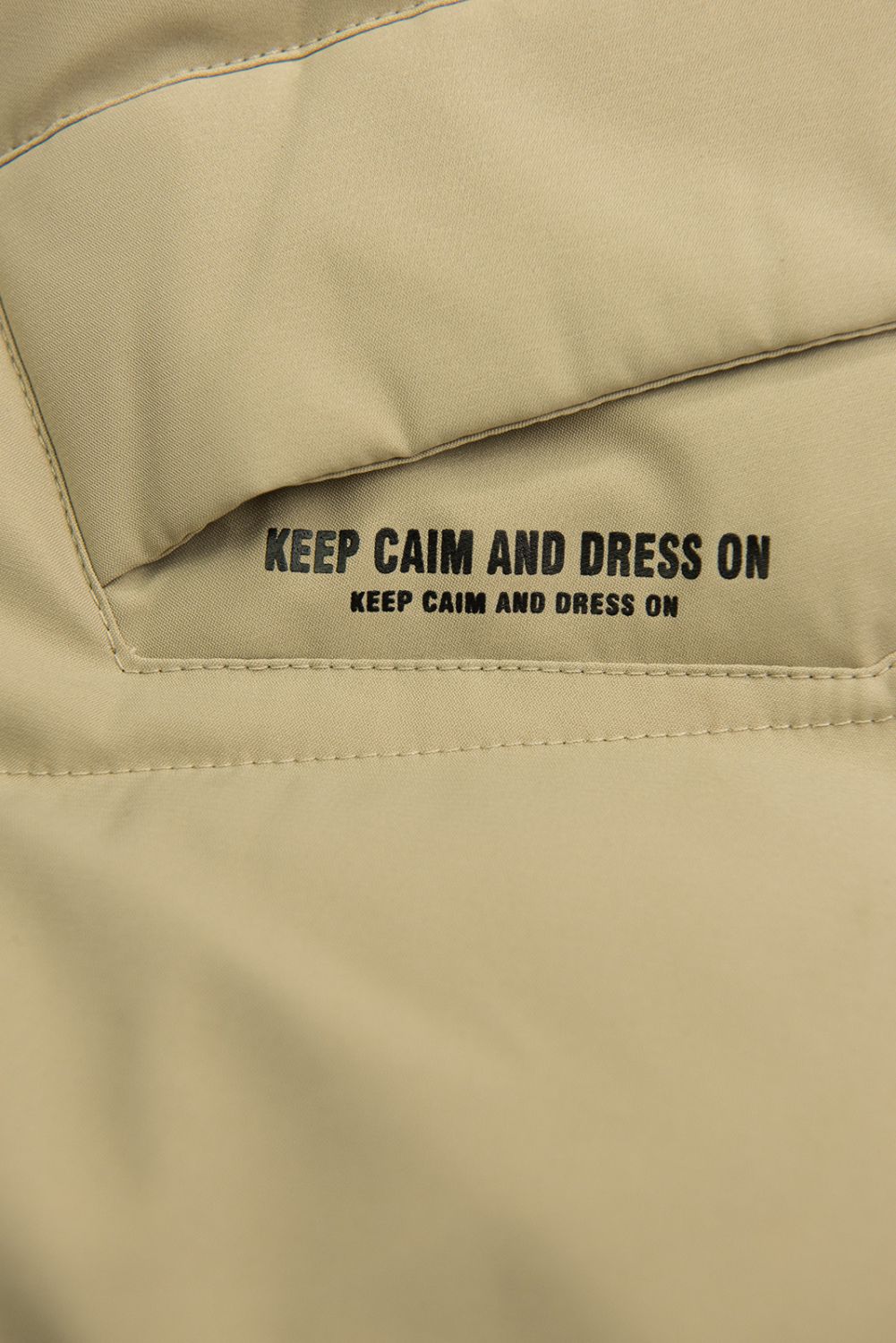 Mädchen Extra Warme Winterjacke Beige