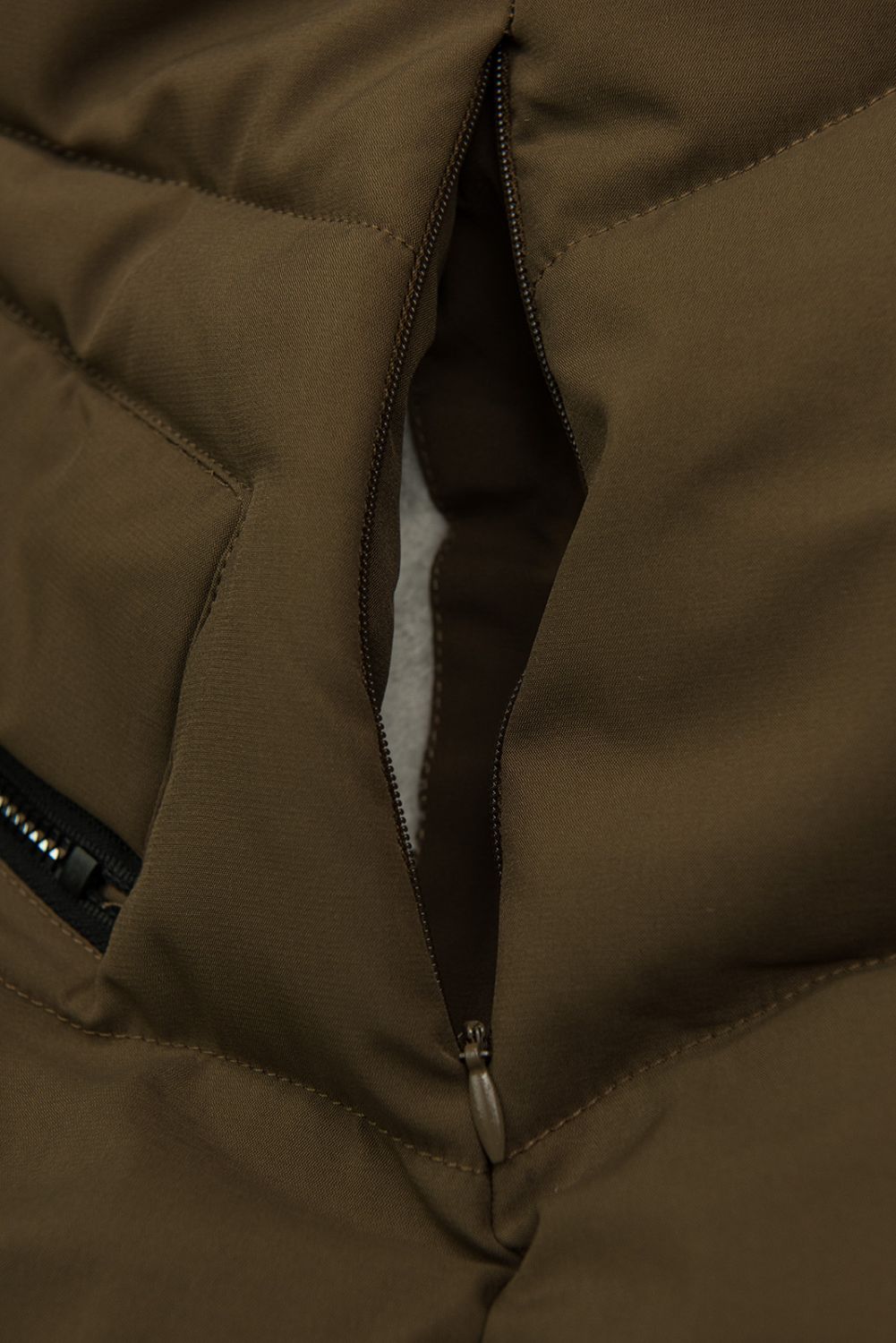 Mädchen Extra Warme Winterjacke Braun