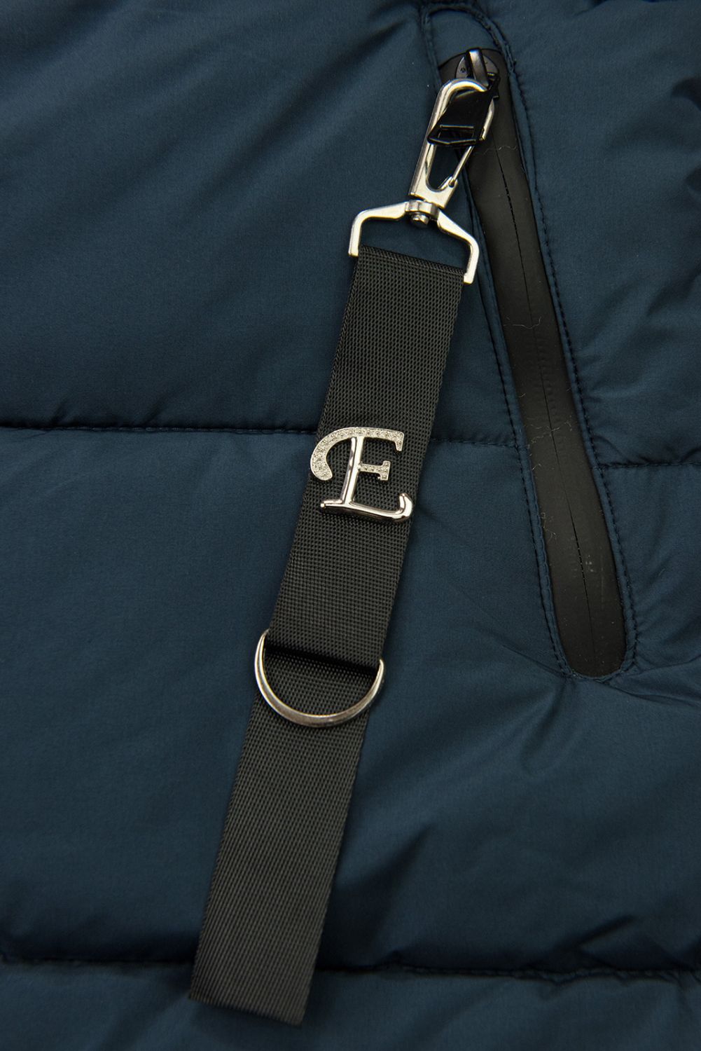 Damen-Winterjacke mit Kapuze, Dunkelblau