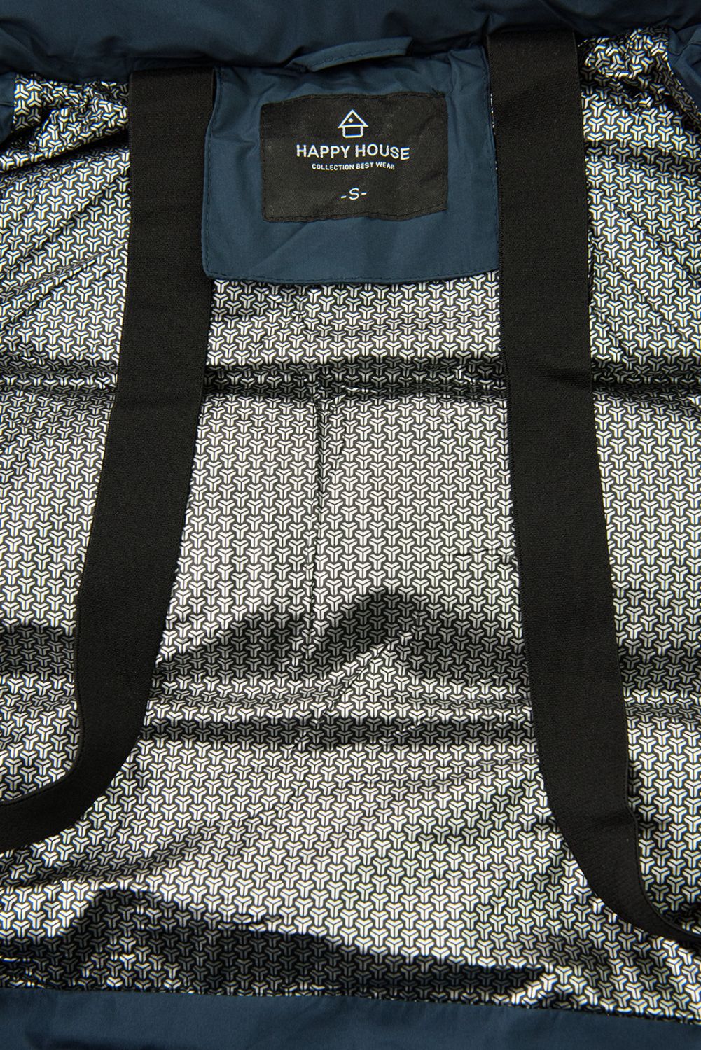 Damen-Winterjacke mit Kapuze, Dunkelblau