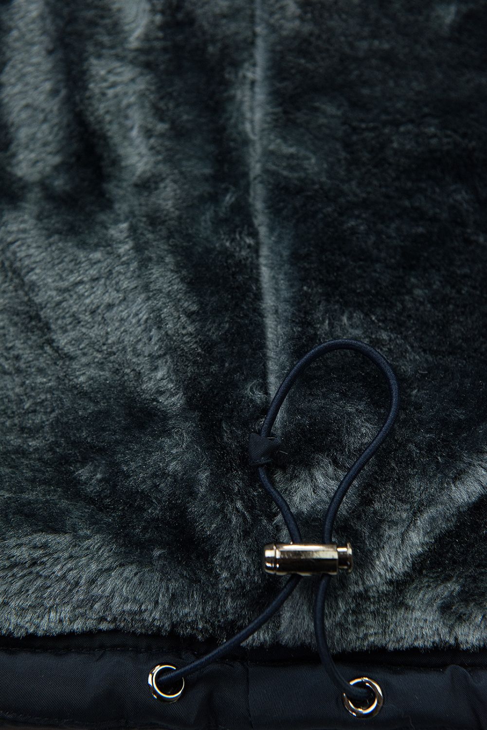 Winterjacke mit Teddy-Futter Navy