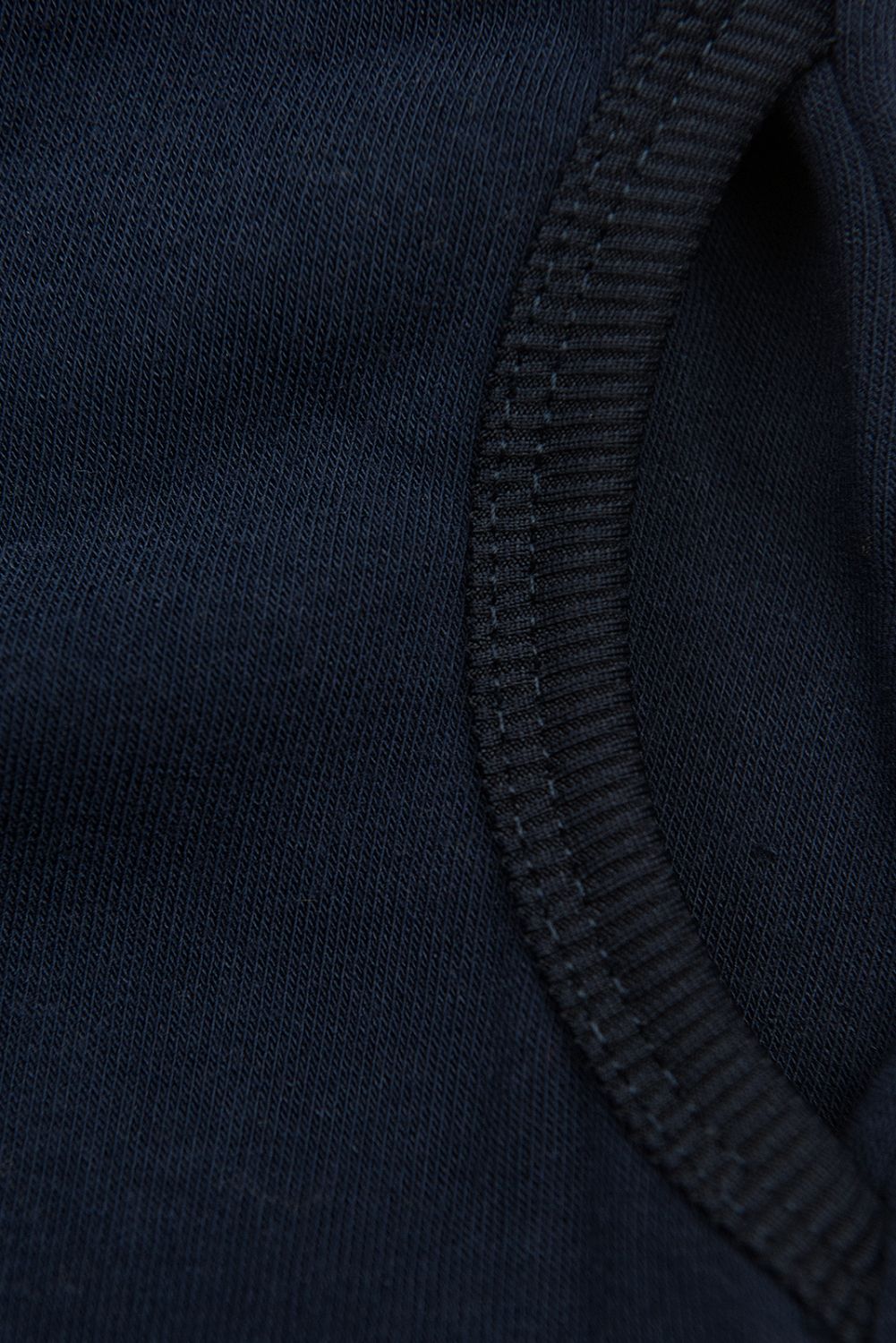 Sweatshirt/Sweatkleid mit Kapuze und Rippbündchen dunkelblau