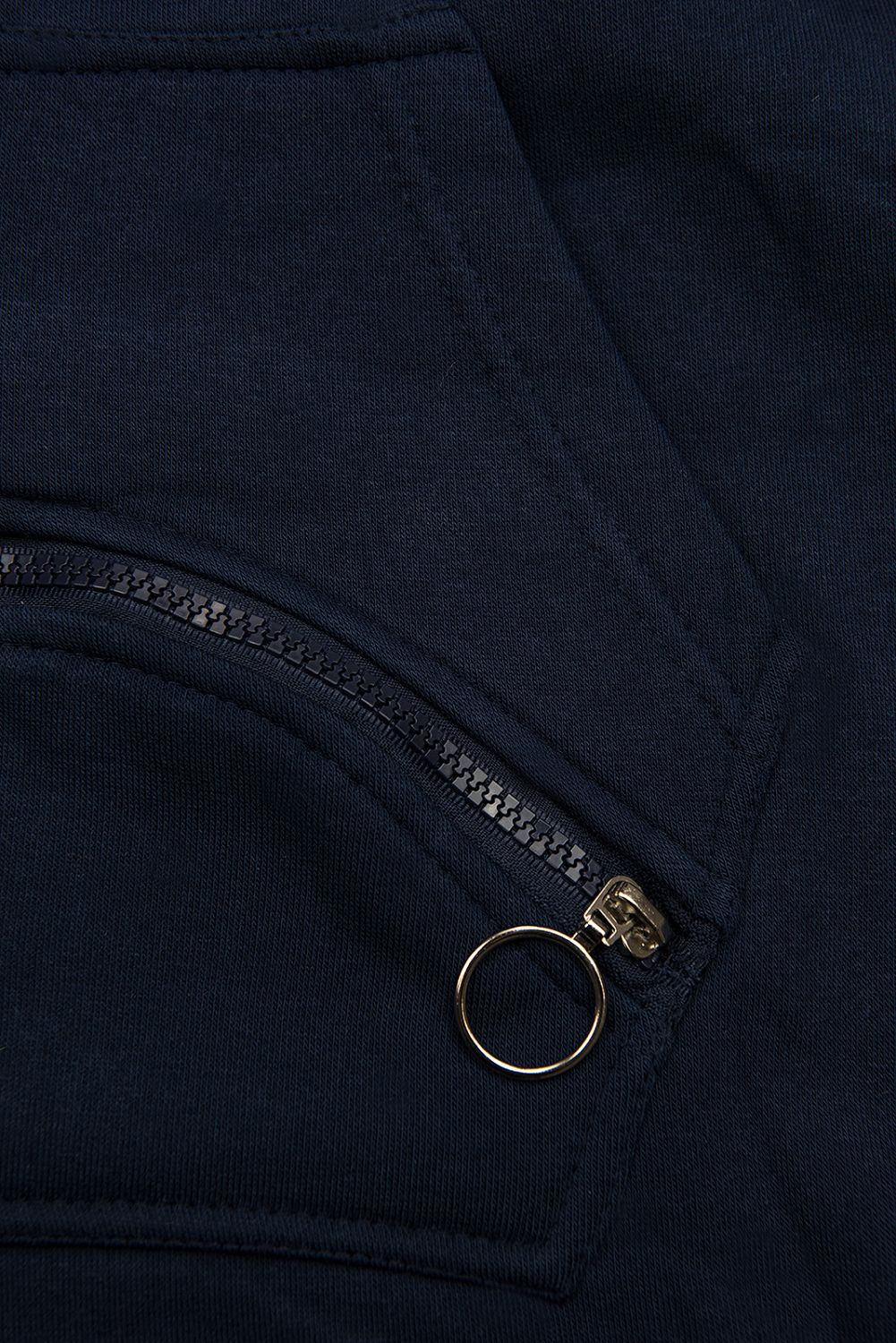 Verlängerte Sweatshirt/Sweatkleid dunkelblau/blau