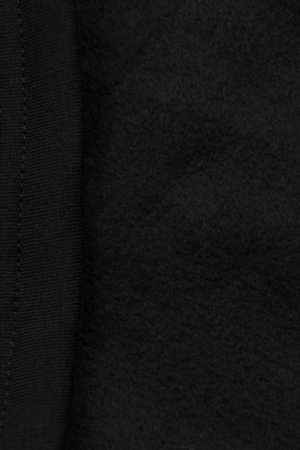 Verlängerte Sweatshirt/Sweatkleid schwarz/khaki