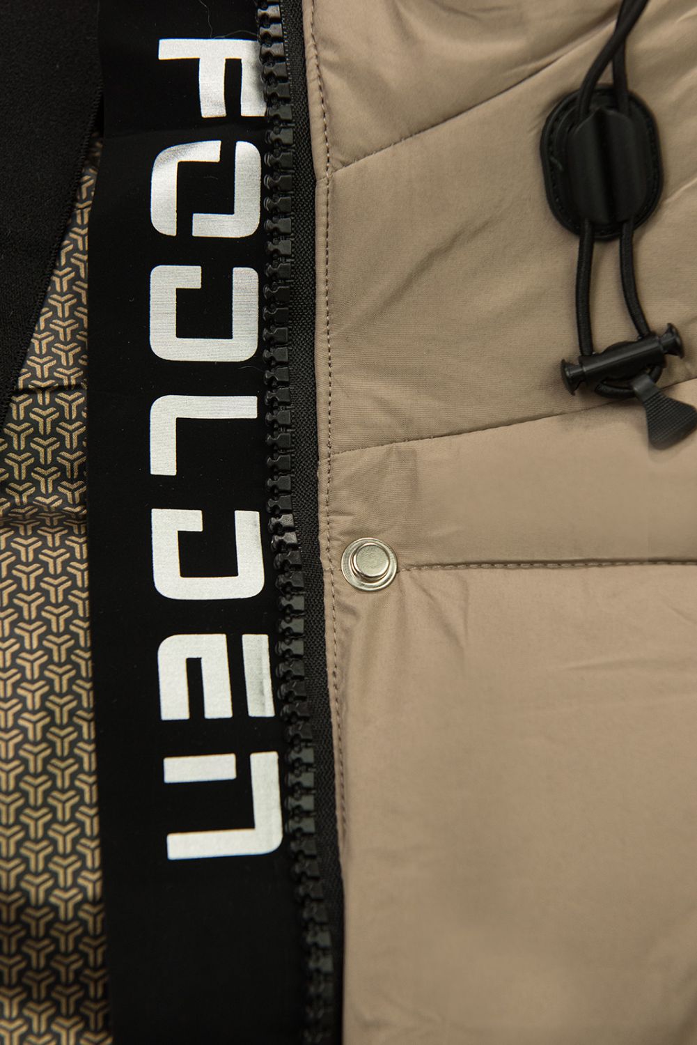 Damen Winterjacke mit Kapuze, Beige