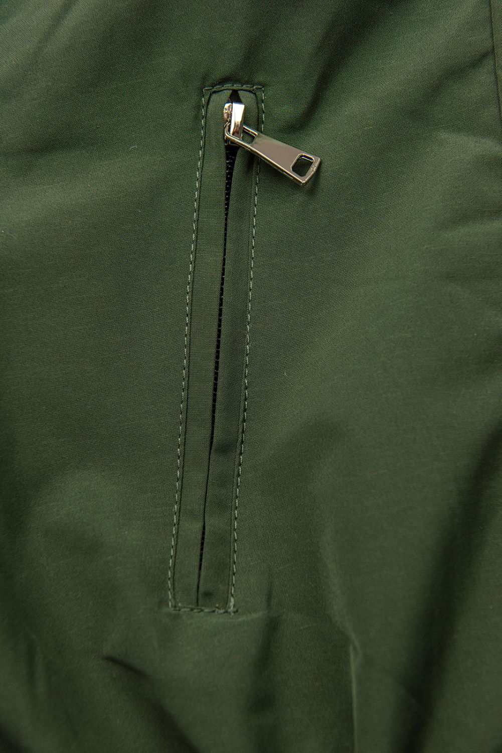 Beidseitig tragbare Frühlings-Wendeparka khaki