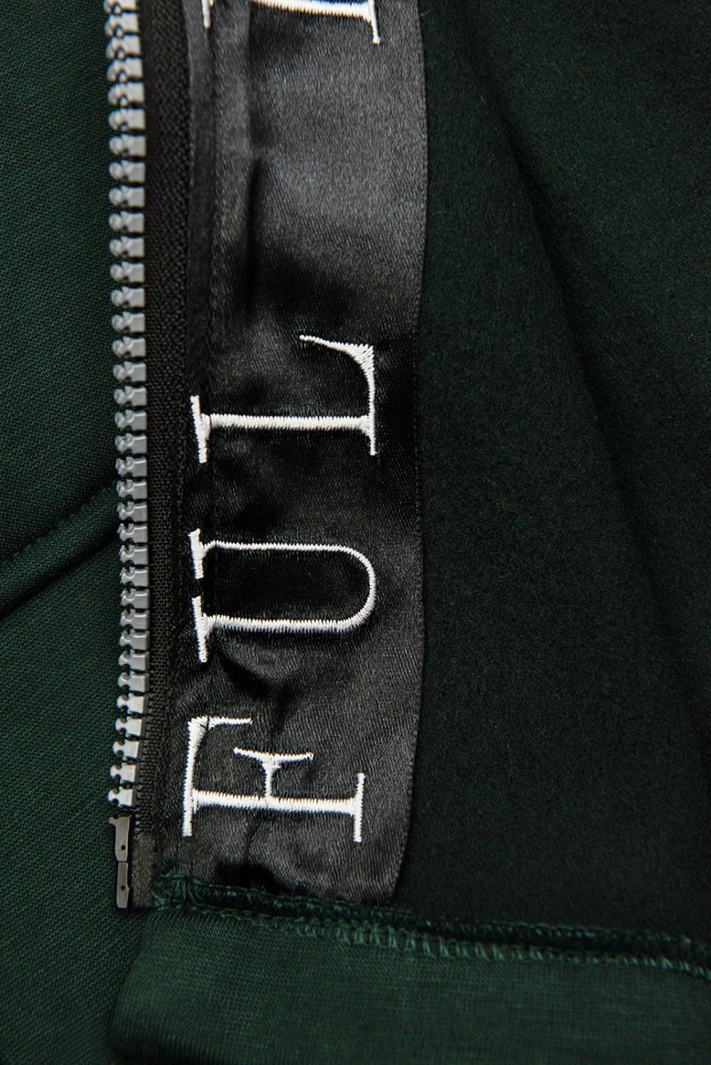 Sportliche lange Sweatjacke smaragdgrün