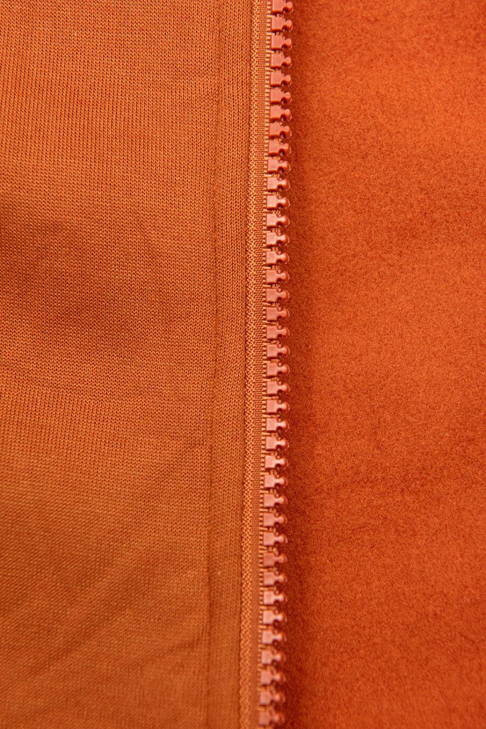 Verlängerte Kapuzenjacke von LHD terrakotta