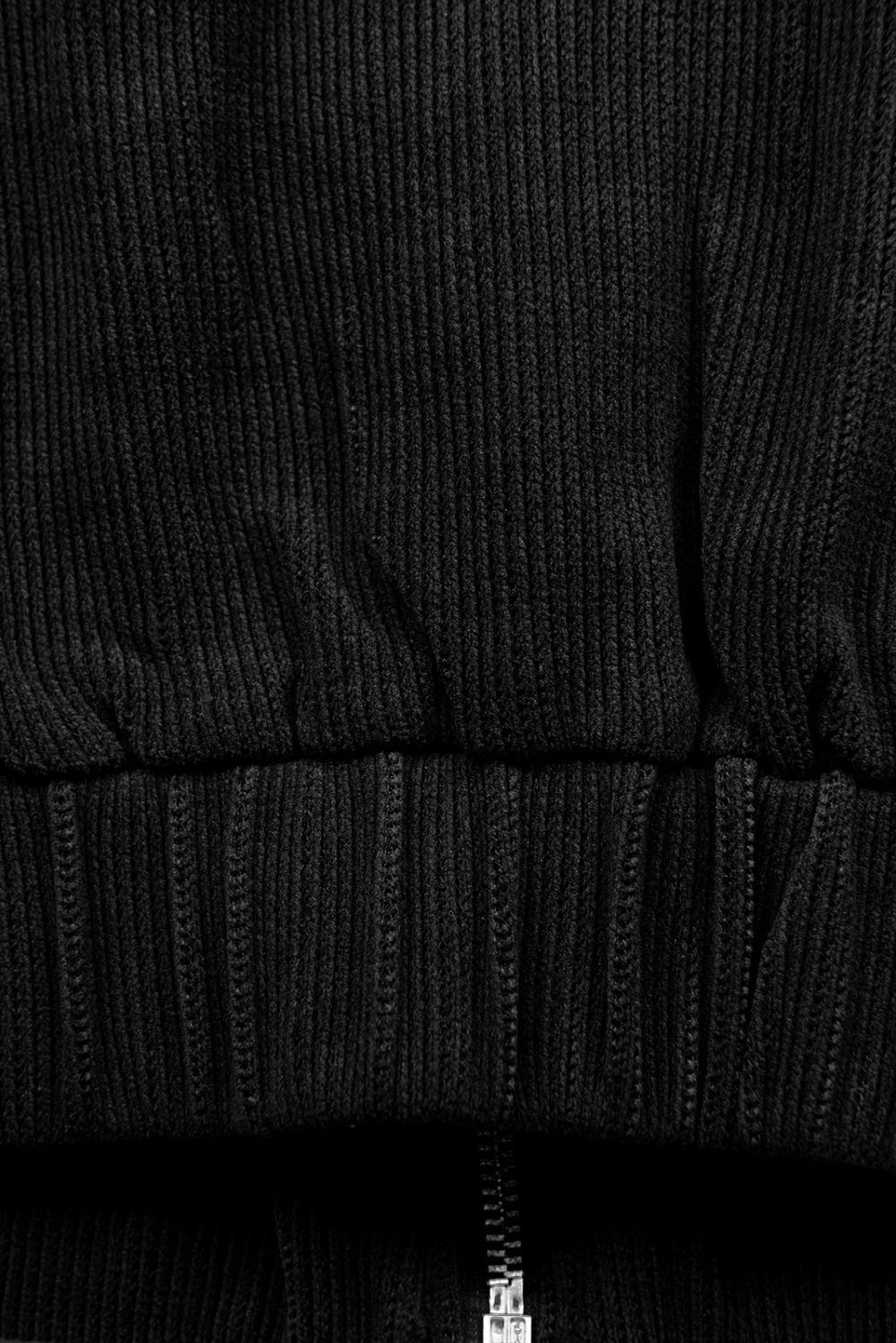 Freizeitanzug mit Kapuze Schwarz