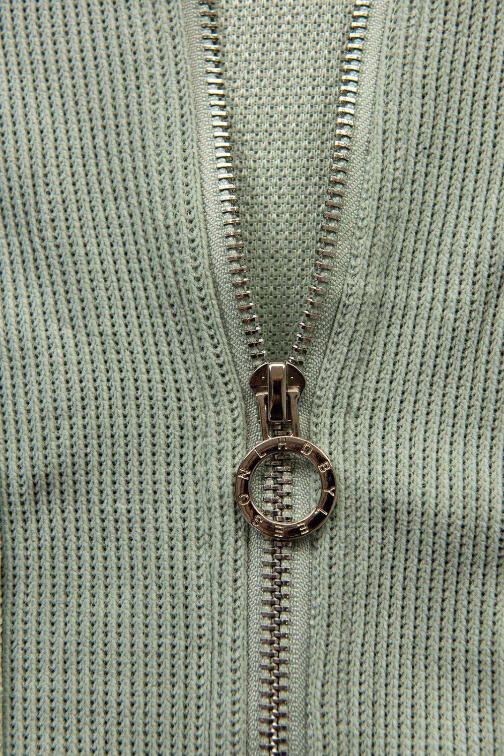 Freizeitanzug mit Reißverschluss Blassgrün