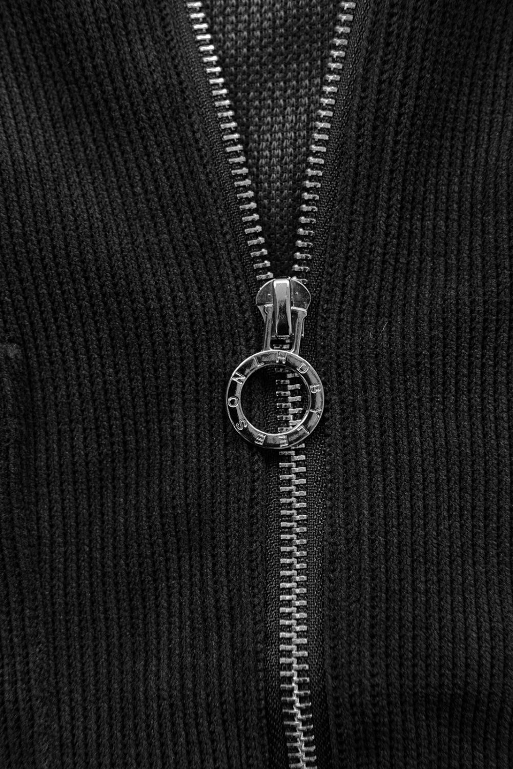 Freizeitanzug mit Reißverschluss Schwarz