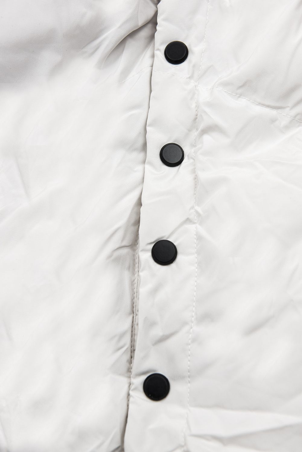 Extra lang Wintermantel weiß