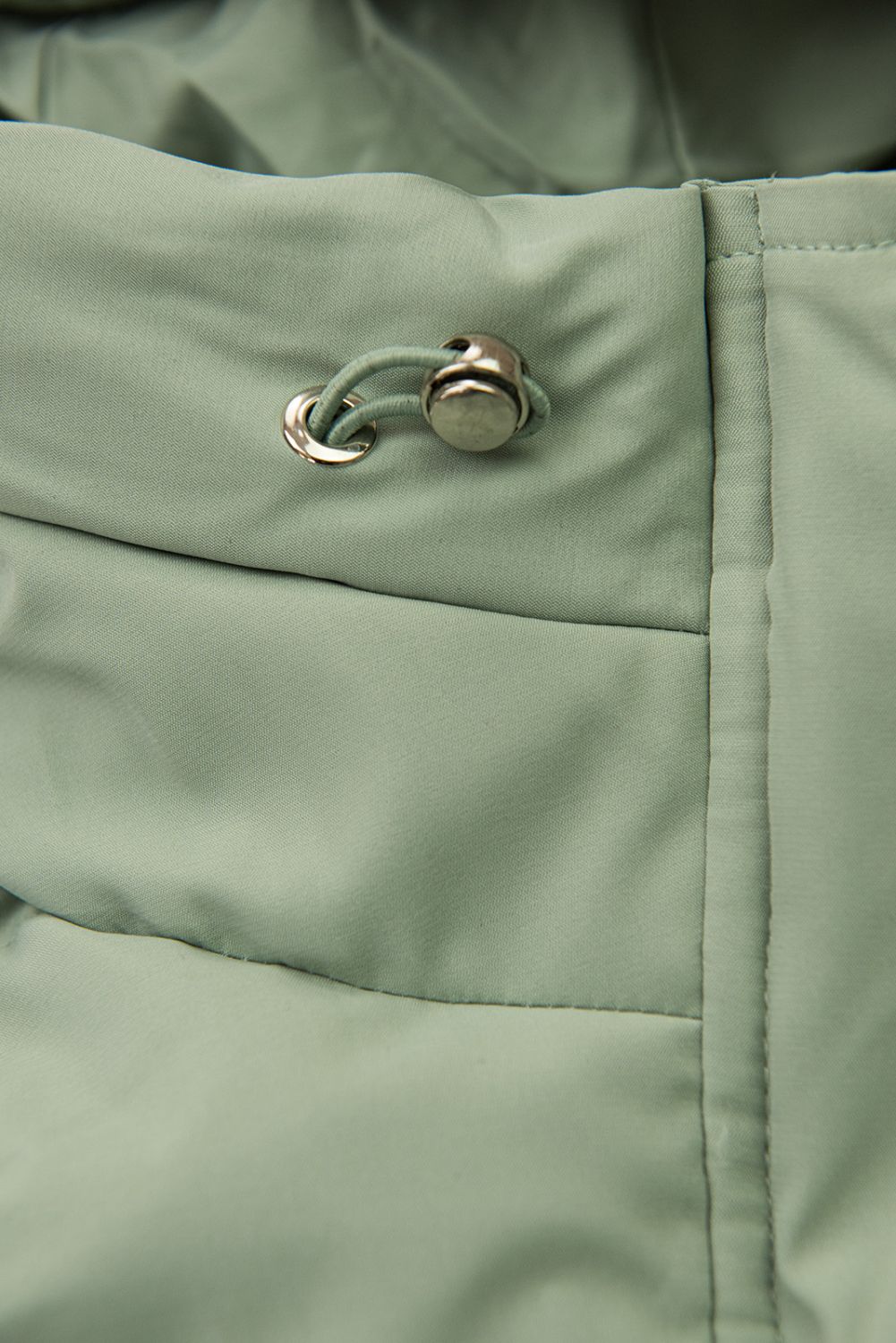 Gesteppte Winterjacke im verlängerten Schnitt, Jade