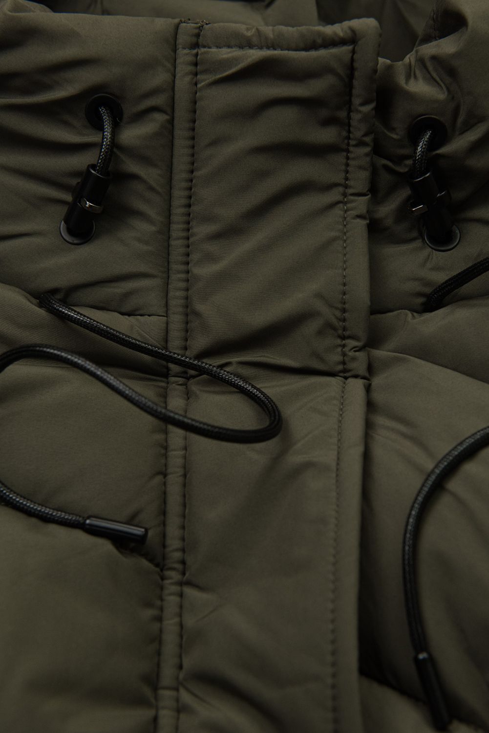 Winterjacke mit Kapuze EVEREST Khaki