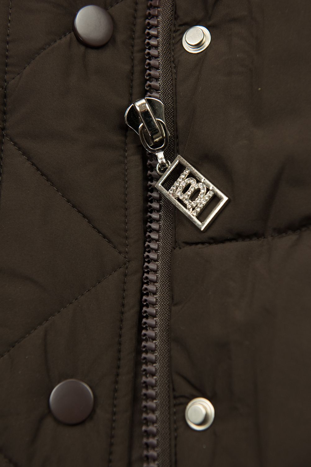 Steppjacke für den Winter Schokoladenbraun