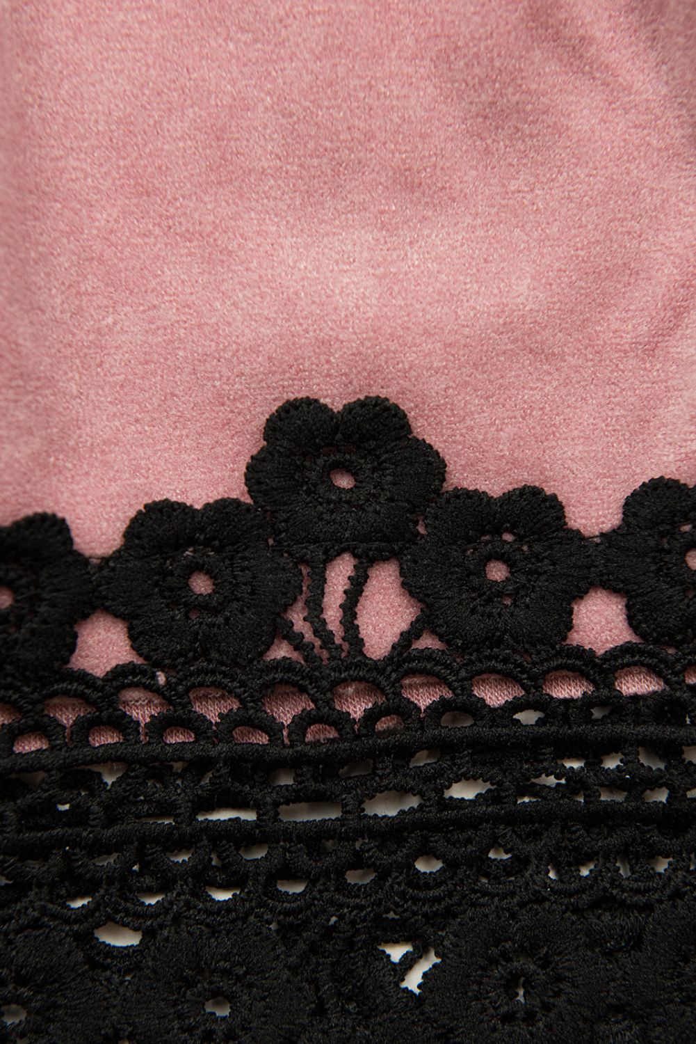 Kleid mit Spitze Rosa