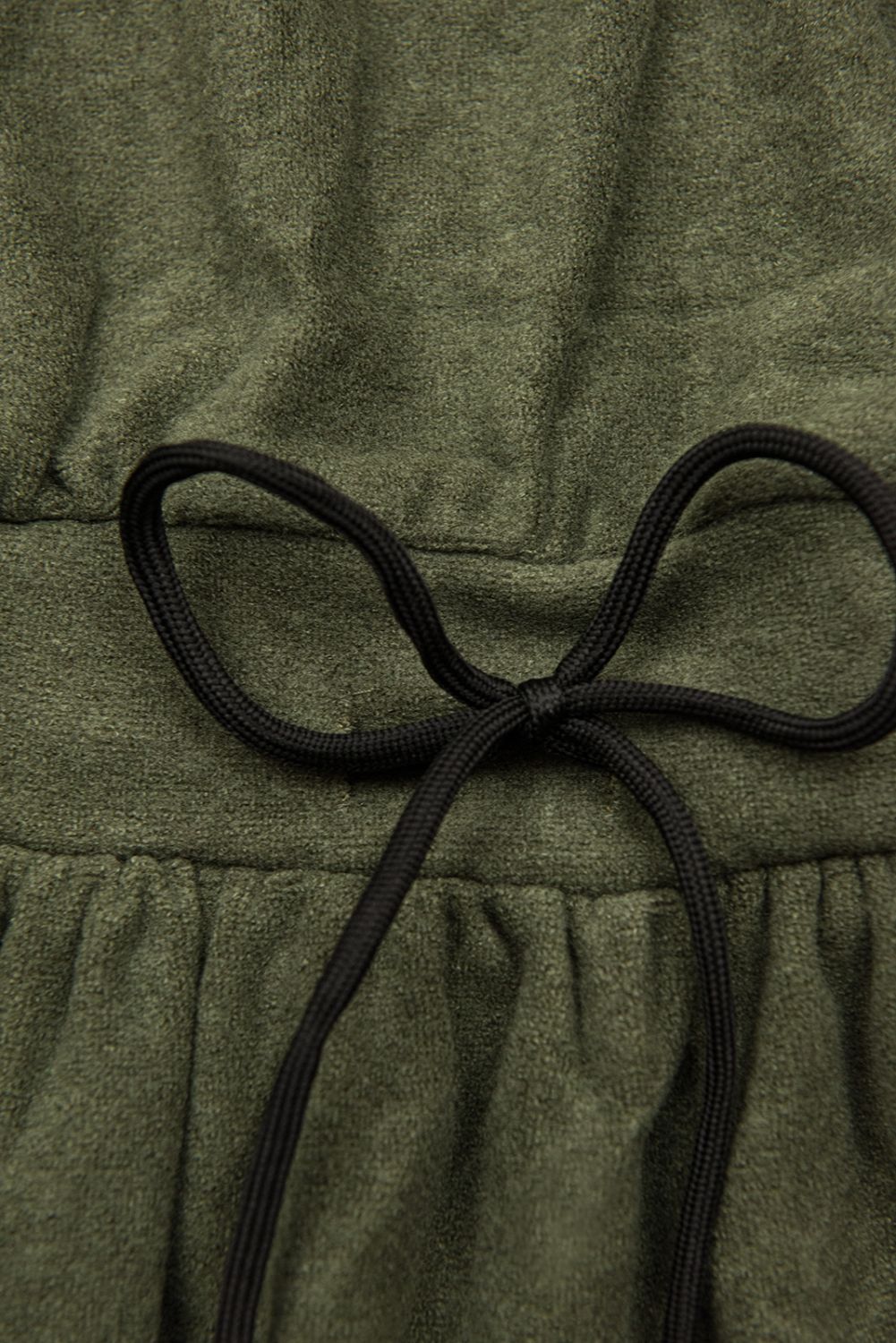 Kleid mit Spitze Khaki